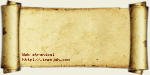 Tina Vranjković vizit kartica